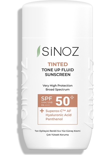 SPF50+ Tinted  Sıvı Güneş Kremi  - Yeni Nesil Güneş Filtreleri İle Hibrit Formül 50 ml