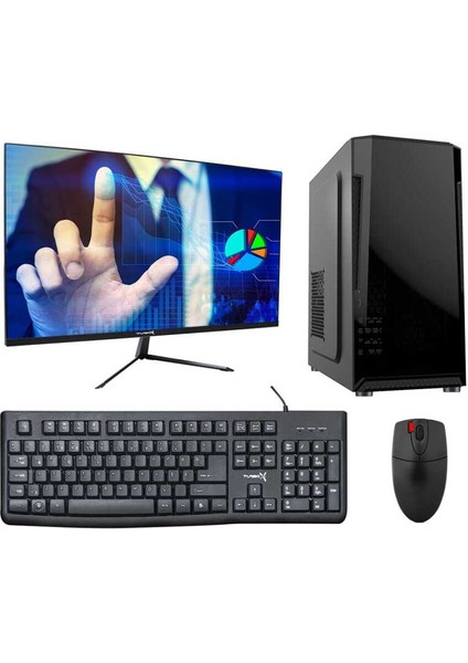 TX5198 Intel Core I5 12400 16GB Ram 256GB M.2 Nvme SSD 23.8 Monitör Freedos Ofis Bilgisayarı