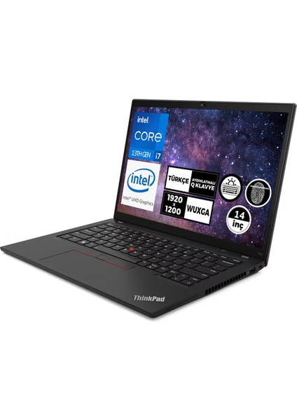 Thinkpad T14 Gen 4 Intel Core I7-1355U 16GB 512GB SSD 14" Wuxga Windows 11 Pro Taşınabilir Bilgisayar 21HES91FTX 015