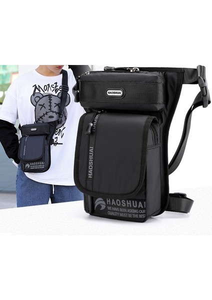 Erkek Açık Bisiklet Bacak Çantası Çok Fonksiyonlu Taktik Bel Çantası Balıkçılık Çantası Spor Göğüs Çantası Askılı Çanta (Yurt Dışından) fırsatları