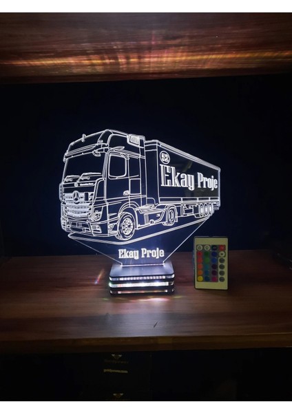 Mercedes Truck Personalized 3D Lamp (Kişiye Özel Lamba) fiyatları