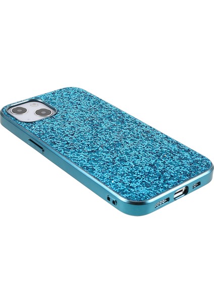 iPhone 15 Elektrokaplama Çerçevesi Tpu + Pc Glitter Cover Telefon Kılıfı (Yurt Dışından) indirimleri