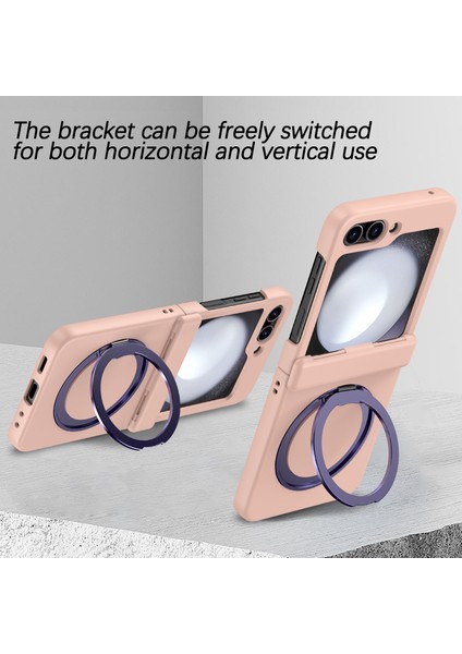 Samsung Galaxy Z 5 5g Döndürülebilir Halka Sert Pc Sırt Manyetik Telefon Kılıfı (Yurt Dışından) modelleri