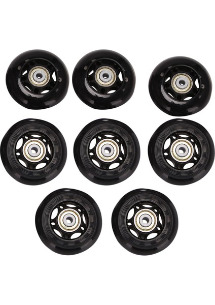 Sıralı Paten Tekerlekleri 8 Paket Sıralı Paten Tekerlekleri, Iç Mekan/dış Mekan Paten Tekerlekleri, Rulmanlı Yedek Tekerlekler 64MM (Yurt Dışından)