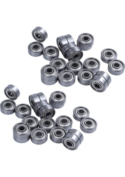 Rulmanlar 40 Adet 624ZZ 4mm x 13MM x 5mm Karbon Çelik Korumalı Sabit Oluk (Yurt Dışından)