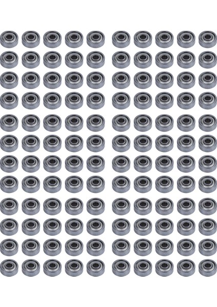 Rulmanlar 120 Adet 624ZZ 4mm x 13MM x 5mm Karbon Çelik Korumalı Radyal Sabit Yivli (Yurt Dışından)