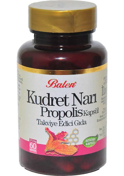 Kudret Narı Propolis 60 Kapsül