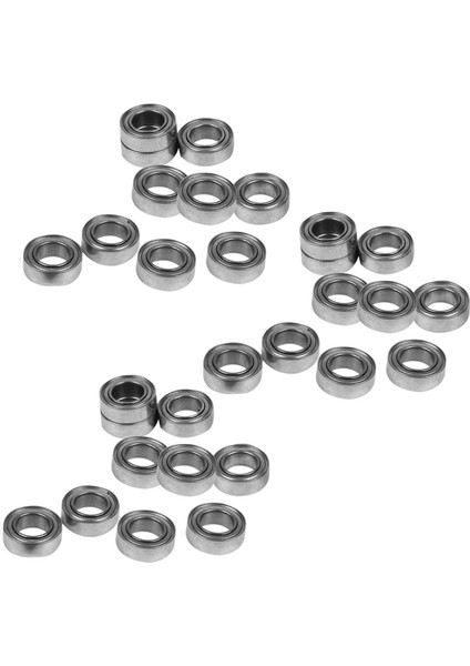 Rulman 30 Adet Minyatür Mühürlü Metal Korumalı Metrik Bilyalı Model: MR95-ZZ 5X9X3MM (Yurt Dışından)