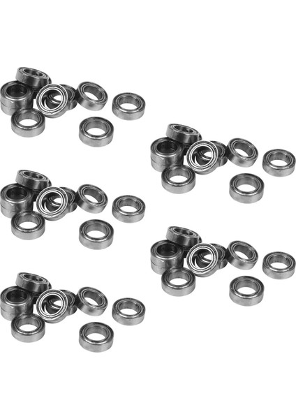 Rulman 50 Adet Minyatür Mühürlü Metal Korumalı Metrik Bilyalı Model: MR106-ZZ 6X10X3MM (Yurt Dışından)