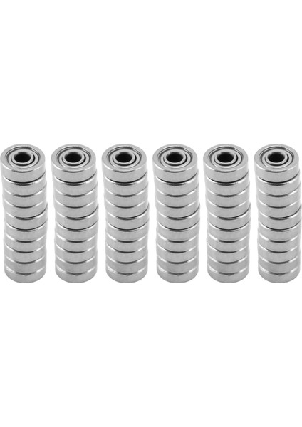 Rulman 60 Adet Minyatür Mühürlü Metal Korumalı Metrik Bilyalı Model: 604 Zz 4X12X4MM (Yurt Dışından)