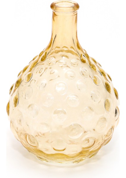 Amber Rengi Bubble Cam Vazo (15 Cm)