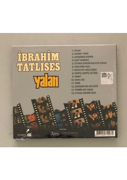 Ibrahim Tatlıses Yalan CD (Jelatininde Sıfır Cd)