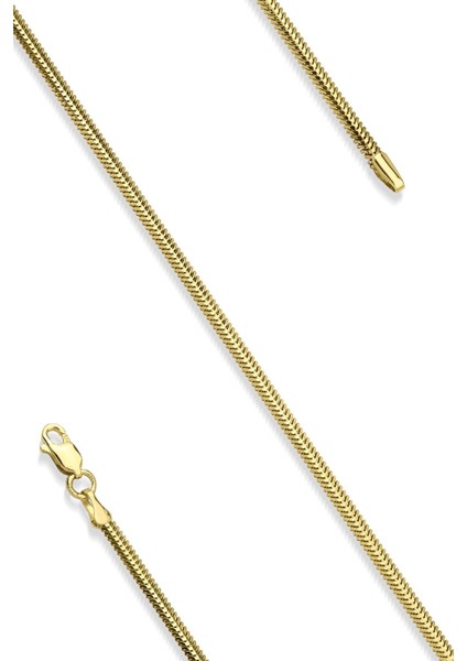 14 Ayar Altın İtalyan Balıksırtı Bileklik