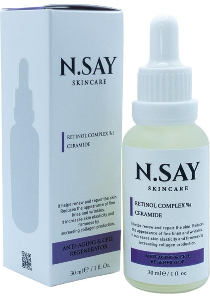 Yaşlanma Karşıtı, Onarıcı, Antiaging Retinol A Vitamini Gece Serumu 1% Retinol Ceramide 30 ml fırsatları