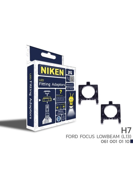 Niken LED Far Montaj Adaptörü H7 Ford Focus Low Beam
