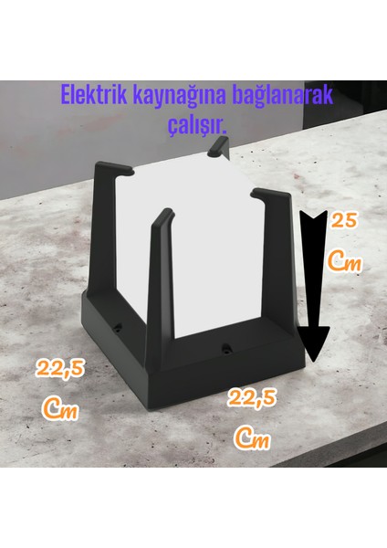 12 Adet Günışığı Ampul Dahil E27 Duy Bahçe Duvar Armatürü, Modern Tasarım Dekoratif Set Üstü Aplik