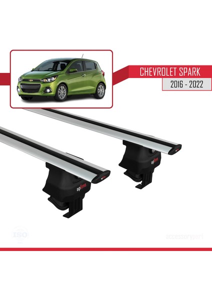 Chevrolet Spark (M400) 2016-2022 Arası ile Uyumlu Ace-4 Ara Atkı Tavan Barı Gri fırsatları