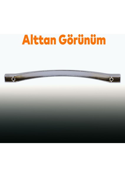 Mobilya Mutfak Dolabı Çekmece Dolap Kapak Kulpu Kulbu Krom Metal Kulp 160 mm