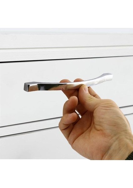 Mobilya Mutfak Dolabı Çekmece Dolap Kapak Kulpu Kulbu Krom Metal Kulp 160 mm