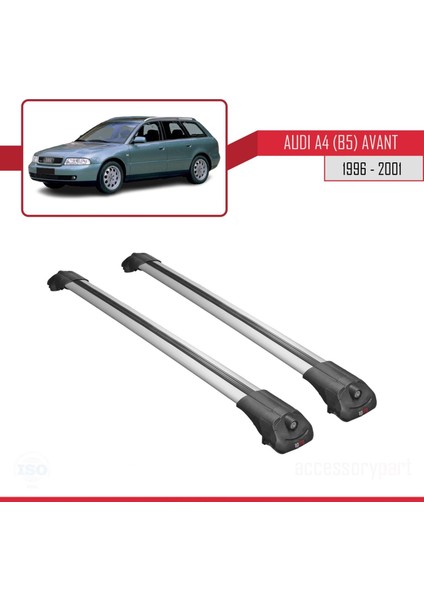 Audi A4 (B5) Avant 1996-2001 Arası ile Uyumlu Ace-1 Ara Atkı Tavan Barı Gri modelleri