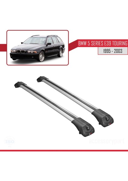 Bmw 5 Serisi Estate - Tourıng (E39) 1995-2003 Arası ile Uyumlu Ace-1 Ara Atkı Tavan Barı Gri modelleri