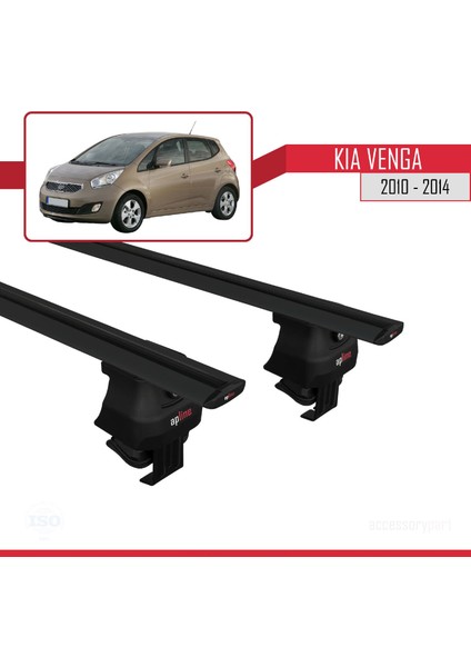 Kia Venga 2010-2014 Arası ile Uyumlu Ace-4 Ara Atkı Tavan Barı Siyah fırsatları
