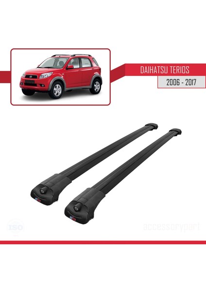 Daihatsu Terios 2006-2017 Arası ile Uyumlu Ace-1 Ara Atkı Tavan Barı Siyah modelleri