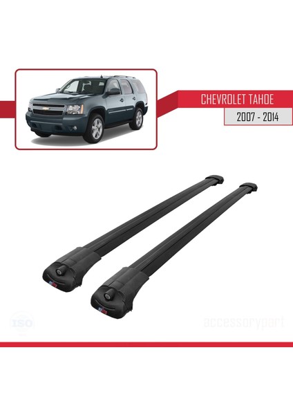 Chevrolet Tahoe 2007-2014 Arası ile Uyumlu Ace-1 Ara Atkı Tavan Barı Siyah modelleri