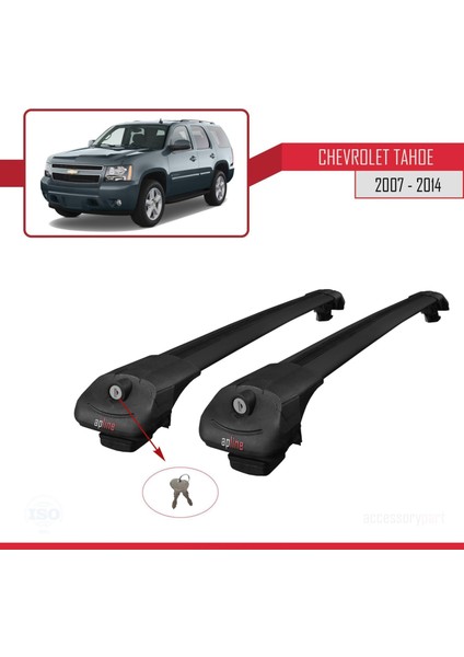 Chevrolet Tahoe 2007-2014 Arası ile Uyumlu Ace-1 Ara Atkı Tavan Barı Siyah fırsatları