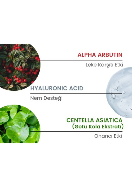 Leke Karşıtı Arbutin Cilt Bakım Serumu Arbutin %2 Hyaluronic Acid 30 ml modelleri