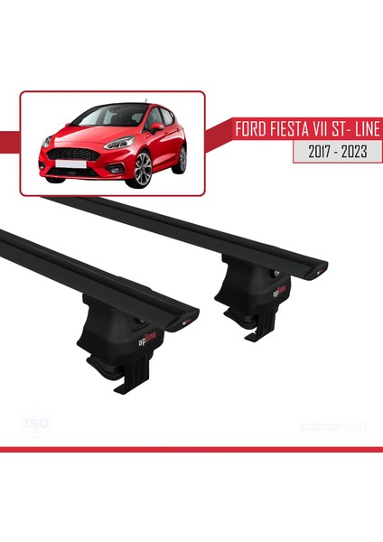 Ford Fiesta Vıı St-Line 2017-2023 Arası ile Uyumlu Ace-4 Ara Atkı Tavan Barı Siyah fırsatları