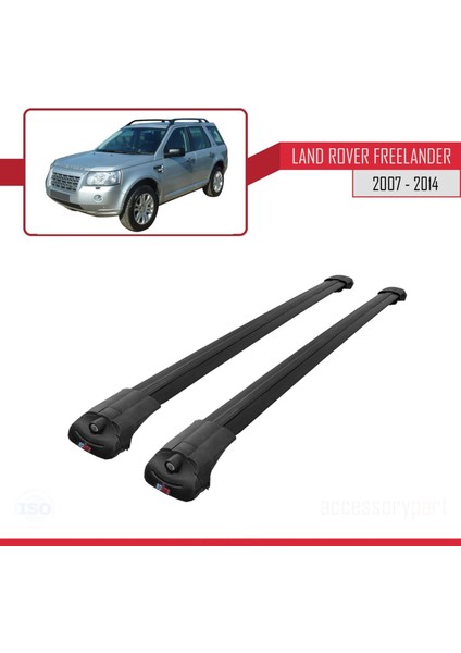 Land Rover Freelander 2007-2014 Arası ile Uyumlu Ace-1 Ara Atkı Tavan Barı Siyah modelleri