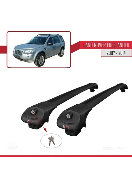 Land Rover Freelander 2007-2014 Arası ile Uyumlu Ace-1 Ara Atkı Tavan Barı Siyah fırsatları