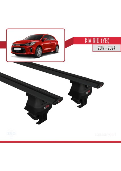 Kia Rio (Yb) Hatchback 2017 ve Sonrası ile Uyumlu Ace-4 Ara Atkı Tavan Barı Siyah fırsatları