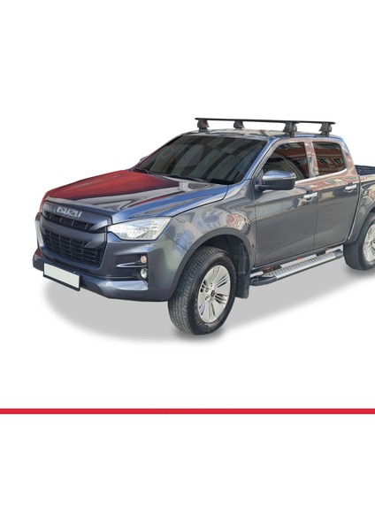 Isuzu D-Max 2019 ve Sonrası ile Uyumlu Ace-4 Ara Atkı Tavan Barı Siyah modelleri