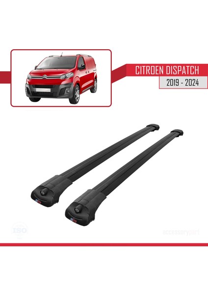 Citroen Dispatch 2019 ve Sonrası ile Uyumlu Ace-1 Ara Atkı Tavan Barı Siyah modelleri