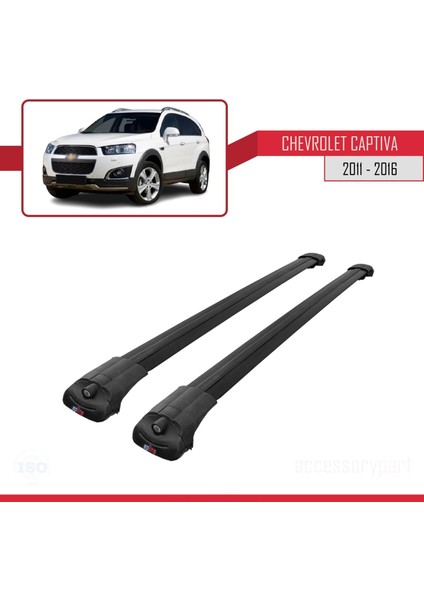 Chevrolet Captiva 2011-2016 Arası ile Uyumlu Ace-1 Ara Atkı Tavan Barı Siyah modelleri