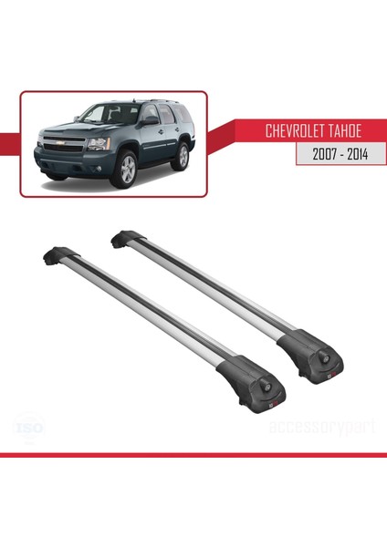 Chevrolet Tahoe 2007-2014 Arası ile Uyumlu Ace-1 Ara Atkı Tavan Barı Gri modelleri