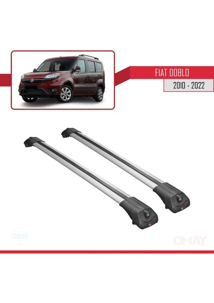 Fiat Doblo 2010-2022 Arası ile Uyumlu Ace-1 Ara Atkı Tavan Barı Gri modelleri