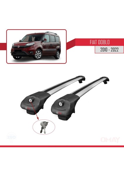 Fiat Doblo 2010-2022 Arası ile Uyumlu Ace-1 Ara Atkı Tavan Barı Gri fırsatları