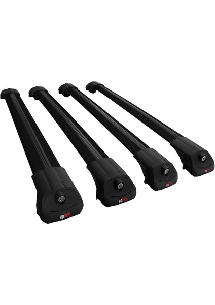 Ford Connect 2014-2021 Arası ile Uyumlu Ace-1 Ara Atkı Tavan Barı Siyah 4 Adet Bar