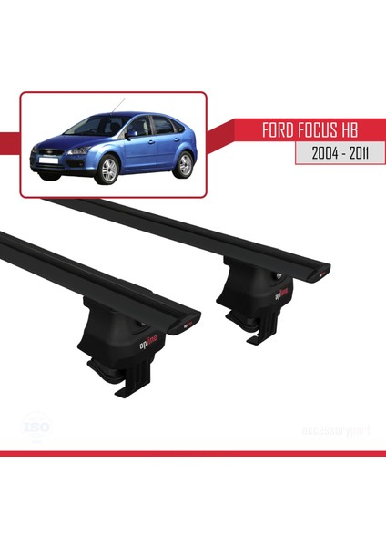 Ford Focus Hb 2004-2011 Arası ile Uyumlu Ace-4 Ara Atkı Tavan Barı Siyah fırsatları