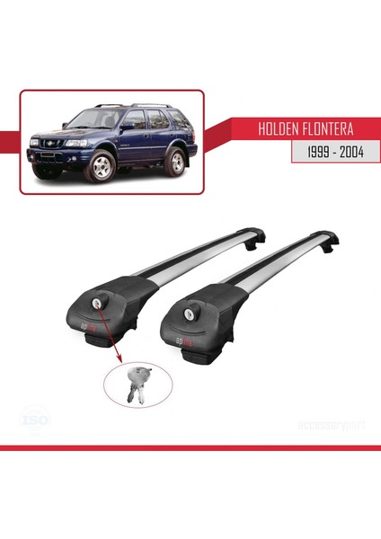 Holden Frontera 1999-2004 Arası ile Uyumlu Ace-1 Ara Atkı Tavan Barı Gri fırsatları