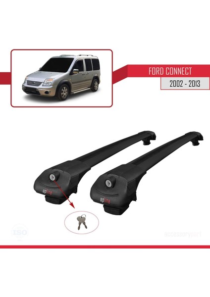 Ford Connect 2002-2013 Arası ile Uyumlu Ace-1 Ara Atkı Tavan Barı Siyah fırsatları