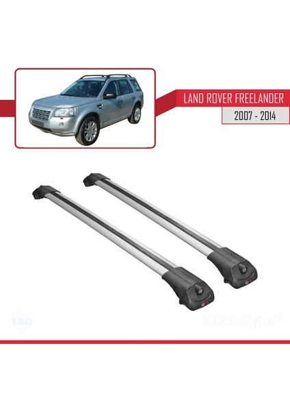 Land Rover Freelander 2007-2014 Arası ile Uyumlu Ace-1 Ara Atkı Tavan Barı Gri modelleri