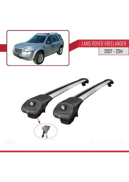 Land Rover Freelander 2007-2014 Arası ile Uyumlu Ace-1 Ara Atkı Tavan Barı Gri fırsatları
