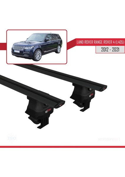 Land Rover Rang Rover 4 (L405) 2012-2021 Arası ile Uyumlu Ace-4 Ara Atkı Tavan Barı Siyah fırsatları