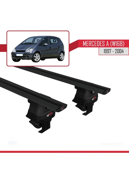 Mercedes A (W168) 1997-2004 Arası ile Uyumlu Ace-4 Ara Atkı Tavan Barı Siyah fırsatları