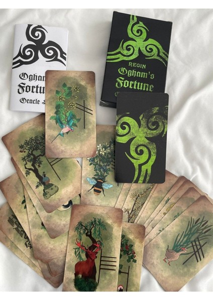 Dükkan Hediyelik Ogham's Fortune Tarot Kartları