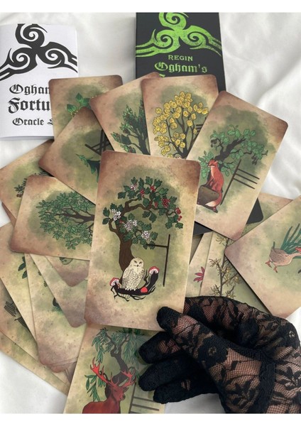 Dükkan Hediyelik Ogham's Fortune Tarot Kartları